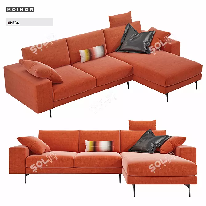 Modular Sofa Omega by KOINOR 3D model image 1