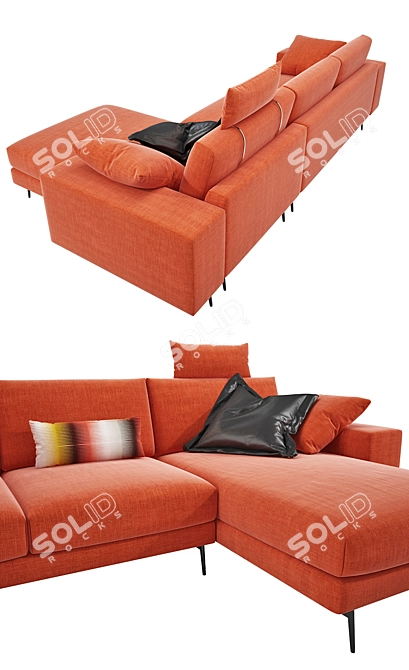 Modular Sofa Omega by KOINOR 3D model image 2