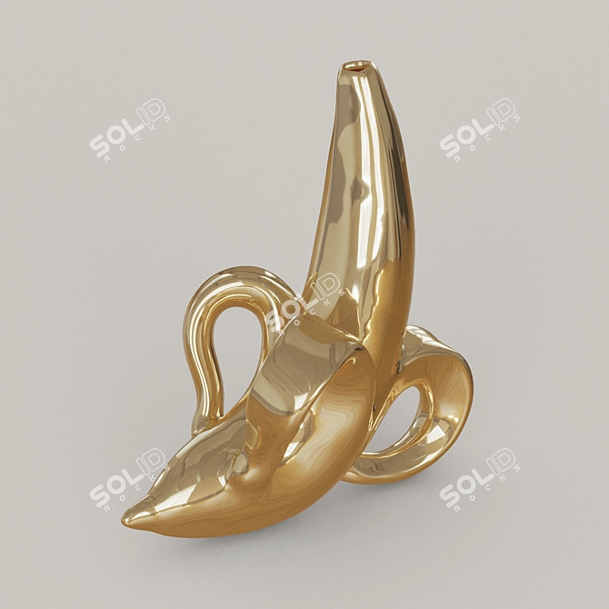 Golden Banana: Unlock Your Health 3D model image 1