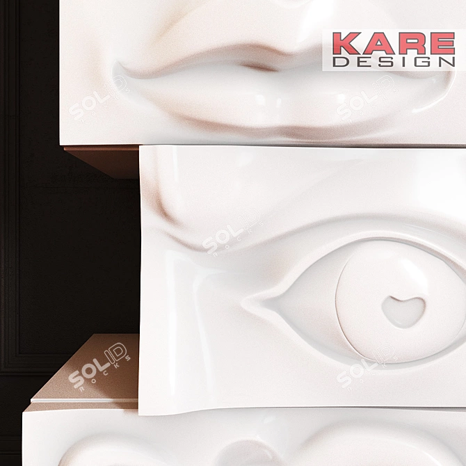 KARE Body Art Chest: Stylish and Spacious 3D model image 2