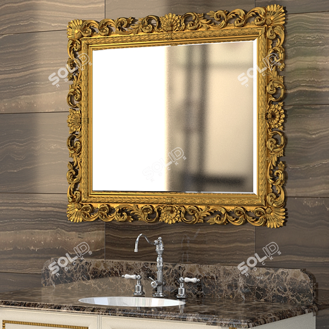 Arca Bagn Belle Epoque: Timeless Elegance for Your Home. 3D model image 3