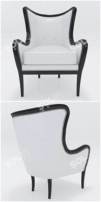 Vanessa Armchair - Opera Contemporary 3D model image 2