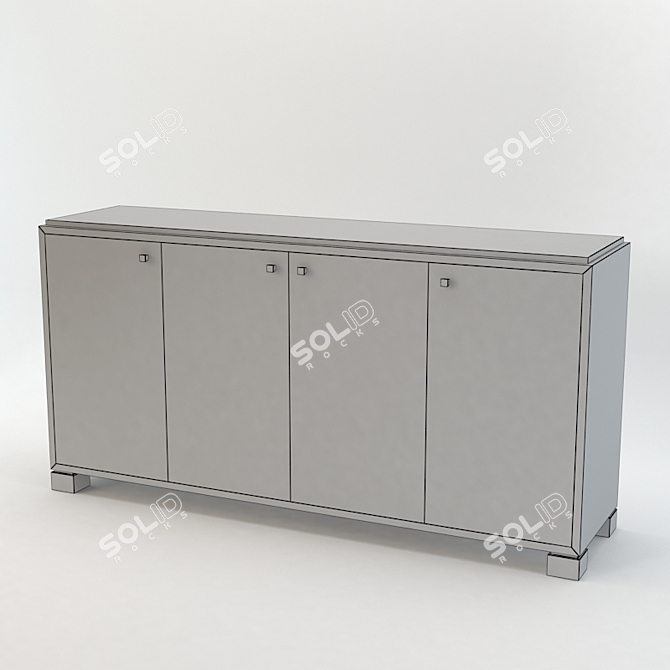 Yardley Black Key Sideboard 3D model image 2