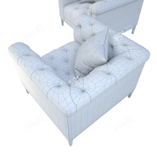 Eichholtz Cesare: Luxury Chair with VRay & Corona Render 3D model image 3