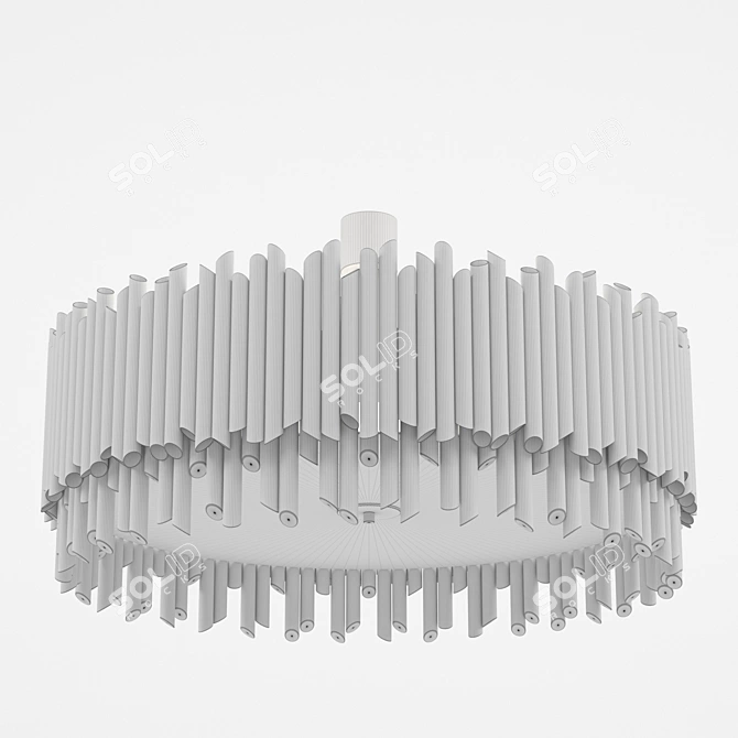Elegant Bella Figura Chandelier 3D model image 2