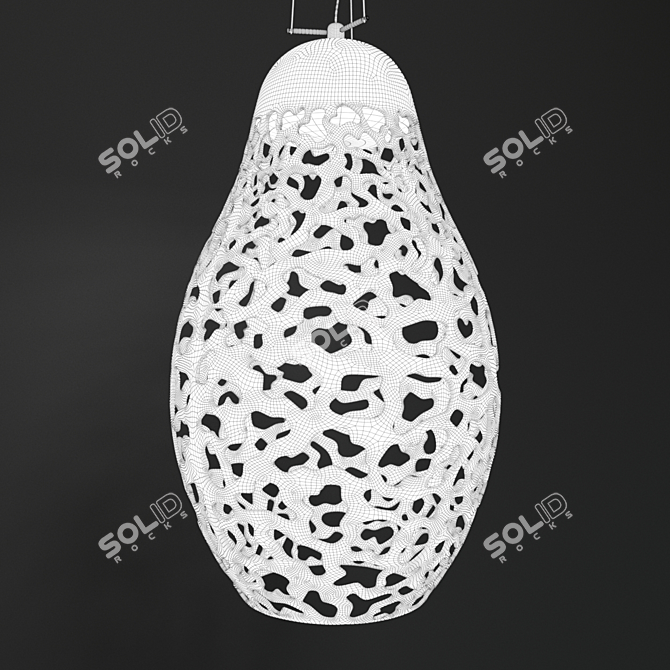 Aldo Bernardi Matrioske: Elegant Pendant Light 3D model image 2