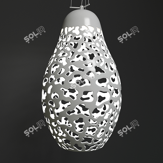 Aldo Bernardi Matrioske: Elegant Pendant Light 3D model image 3