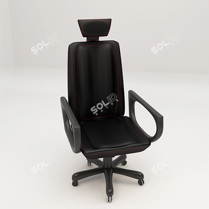 Ergonomic Office Computer Chair 3D model image 1