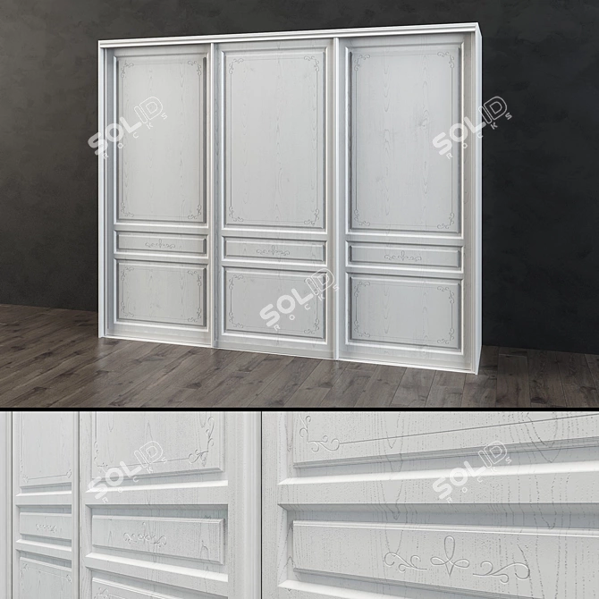 ARISTO Venecia/Verona Wardrobe Set - Stylish and Spacious 3D model image 1