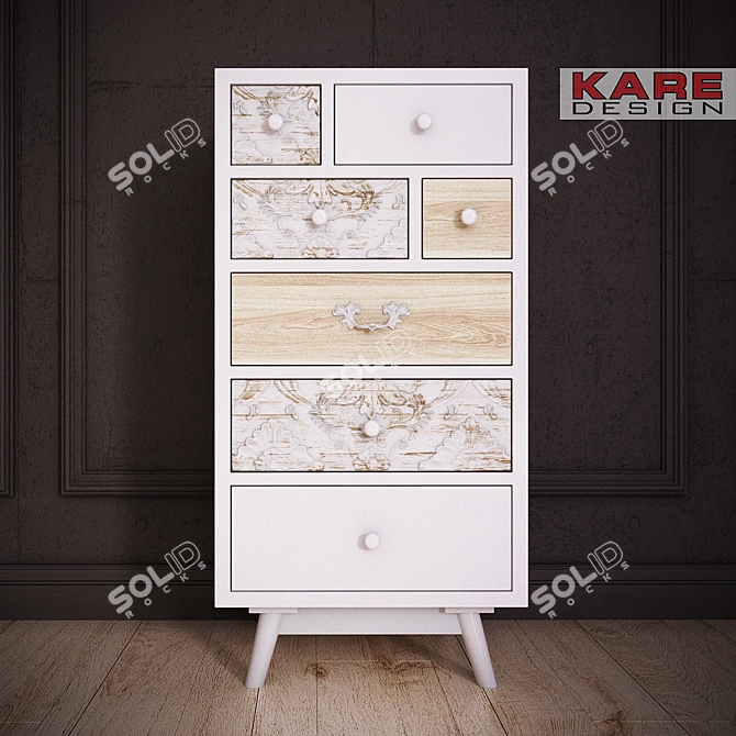 KARE Sweet Home Chest 3D model image 1