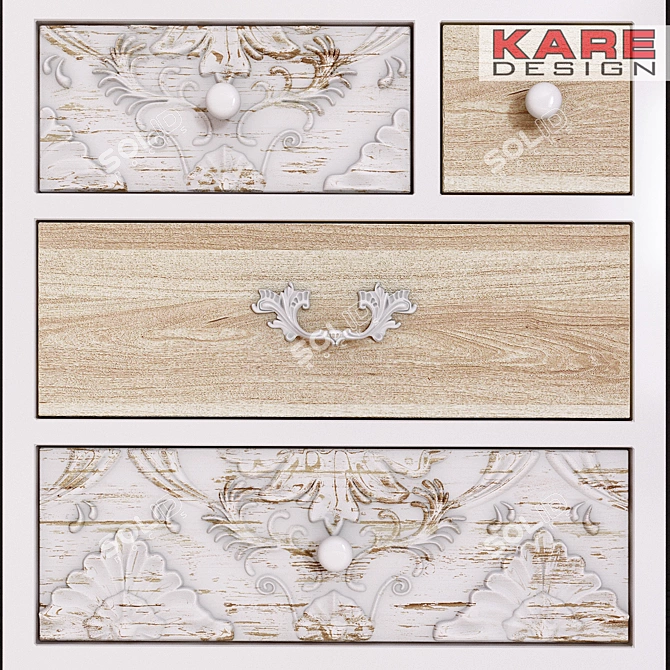 KARE Sweet Home Chest 3D model image 2