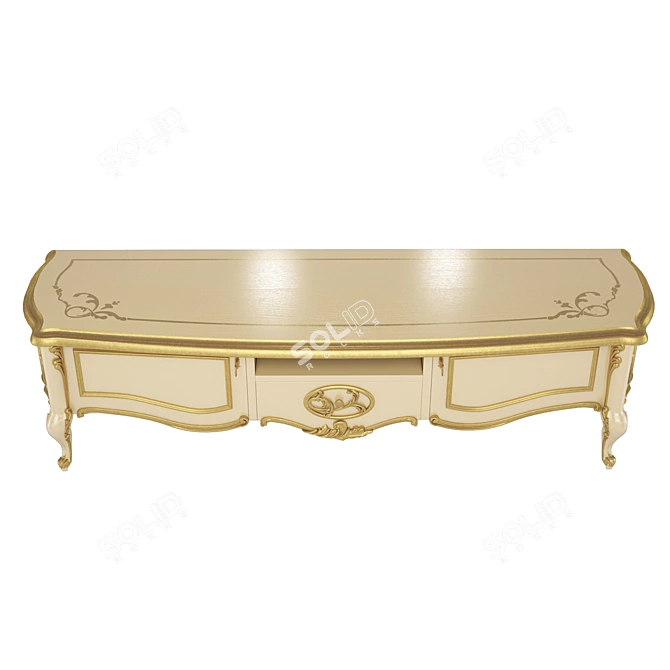 Sleek TV Sideboard: Frandiss 2017 3D model image 3