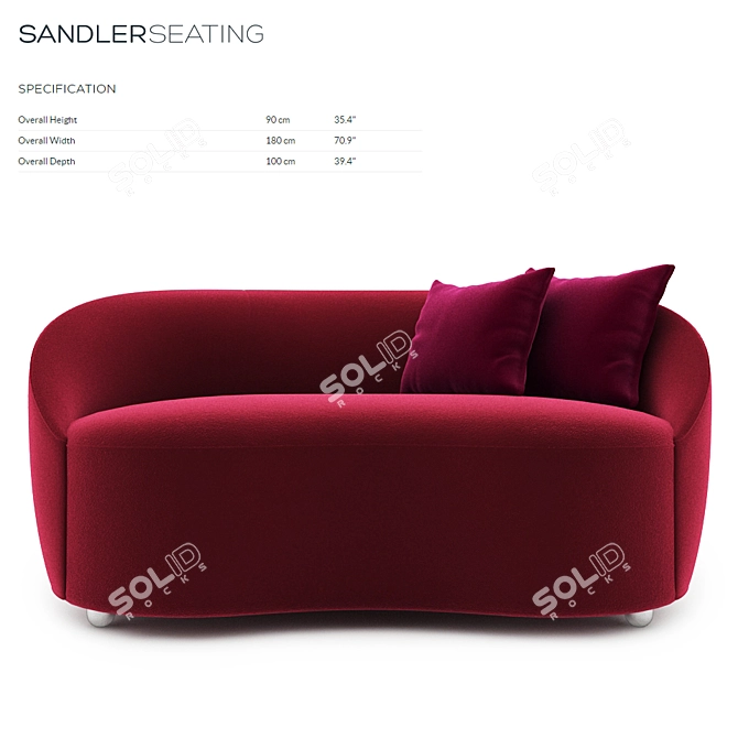 ModernLuxe Luma Sofa: Stylish Comfort 3D model image 2