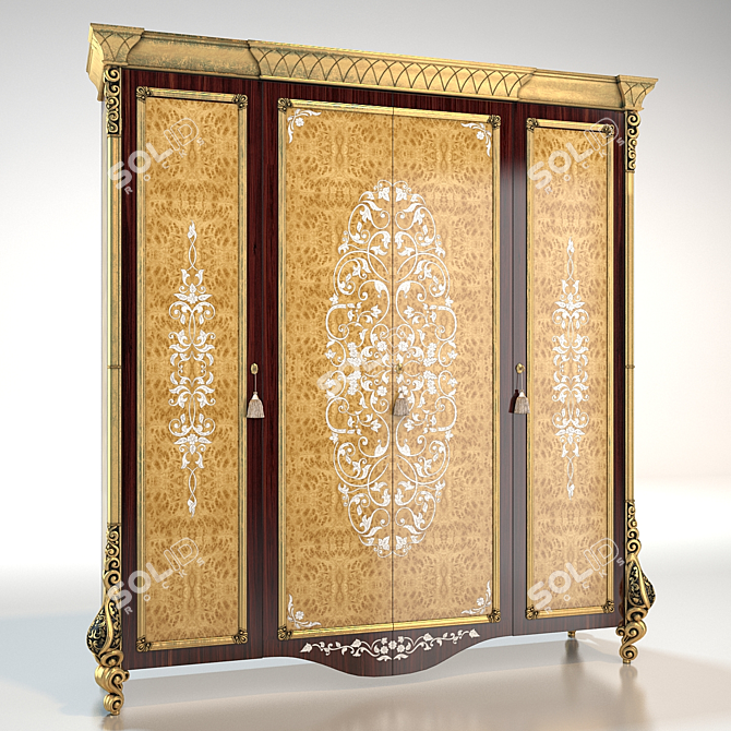 Regal Palace Cupboard 3D model image 1