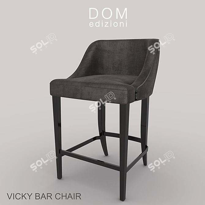 Versatile Vicky Bar Chair 3D model image 1