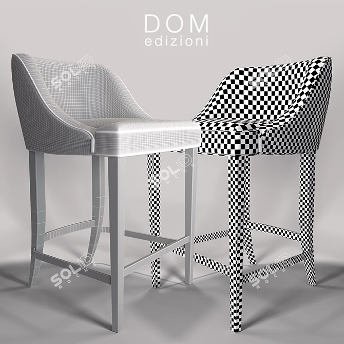 Versatile Vicky Bar Chair 3D model image 2