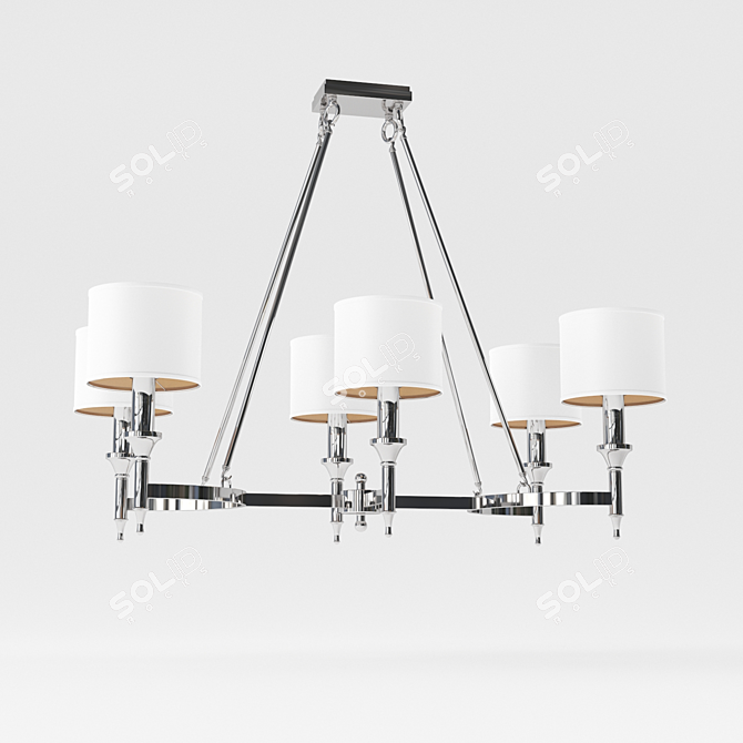 Metropolitan Brilliance Chandelier 3D model image 1