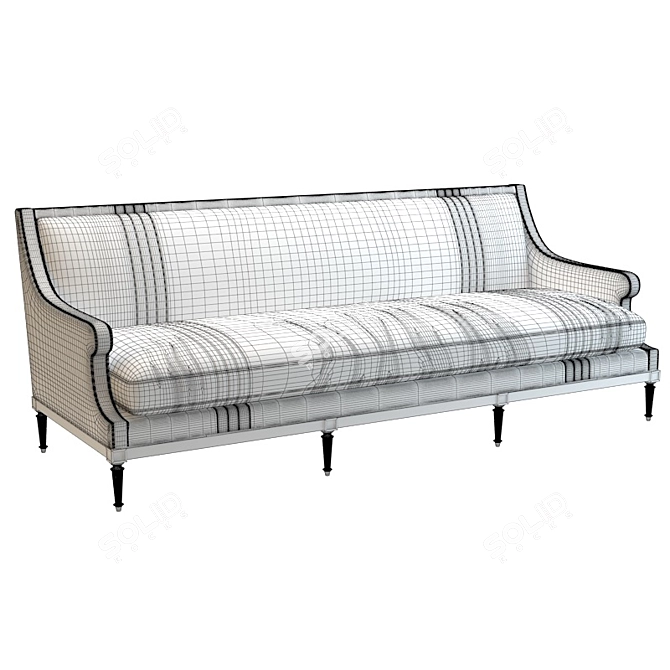Elegant Lavinia Sofa 3D model image 2