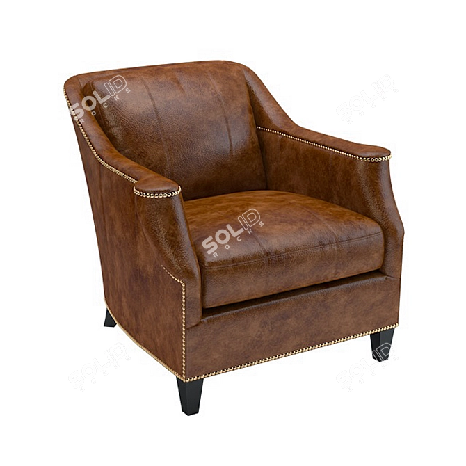 Chaddock Longsdale Chair: Stylish and Functional 3D model image 1