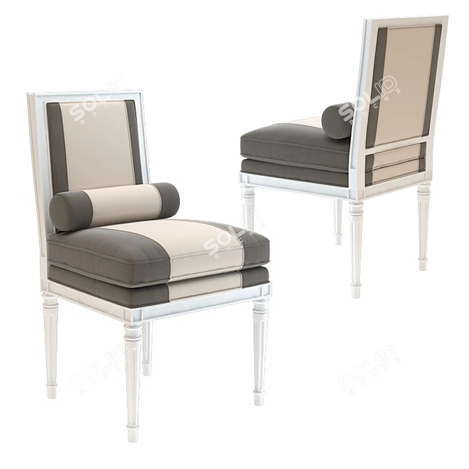 Elegant Chaddock Madeleine Chair 3D model image 1