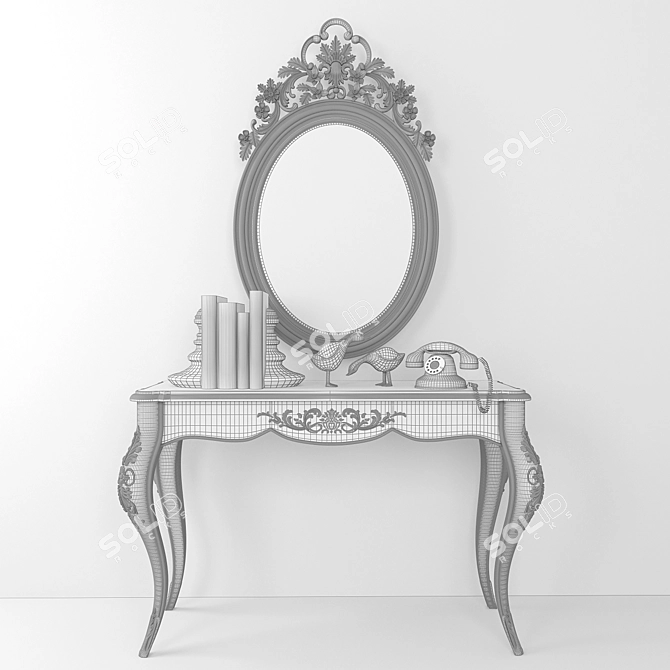 Francescopasi Luxury Console Set 3D model image 3