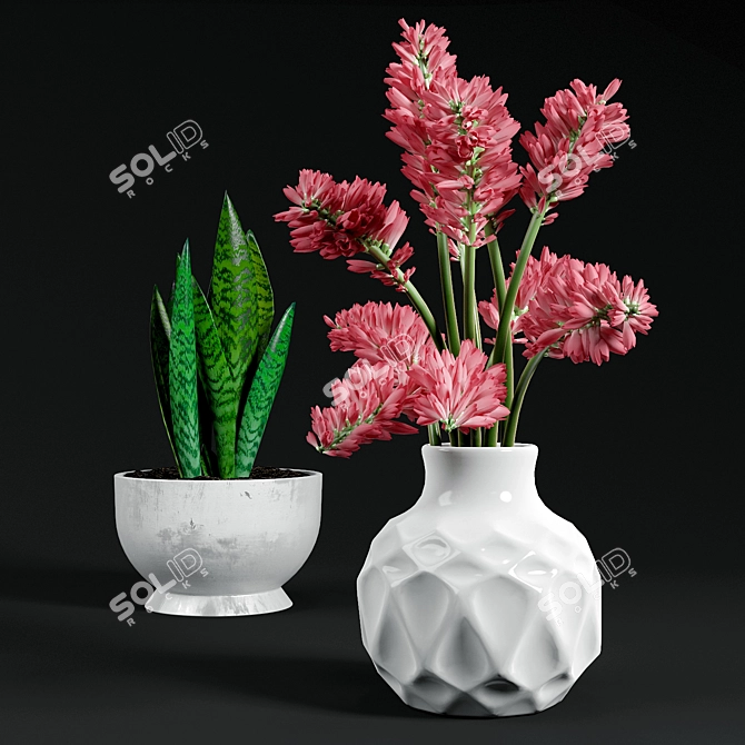 Beautiful Blooms Collection 3D model image 3