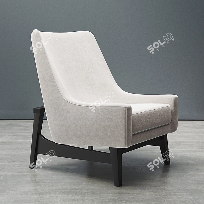 Marquis Libby: Stylish Armchair for Modern Living 3D model image 1