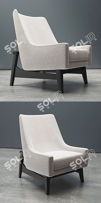 Marquis Libby: Stylish Armchair for Modern Living 3D model image 2