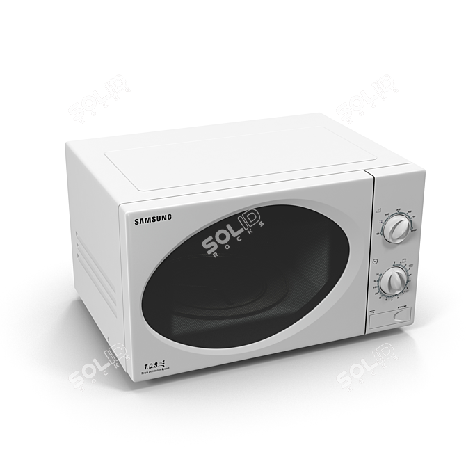 Sleek Samsung M1711NR - Compact & Versatile 3D model image 1