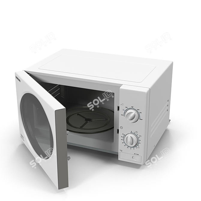 Sleek Samsung M1711NR - Compact & Versatile 3D model image 2