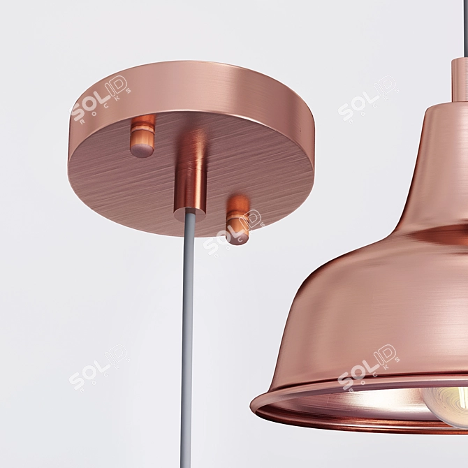 Kupfer Favorite Pendant Light 3D model image 2