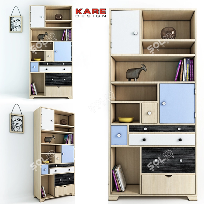 Boho Chic KareDesign Babalou Shelf 3D model image 1