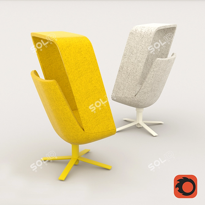 Versatile Windowseat Lounge Set 3D model image 1