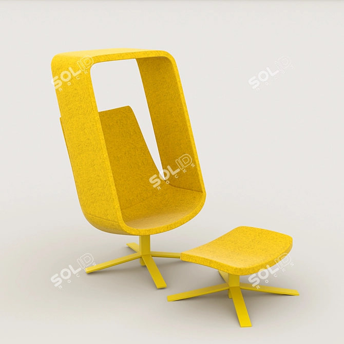 Versatile Windowseat Lounge Set 3D model image 2