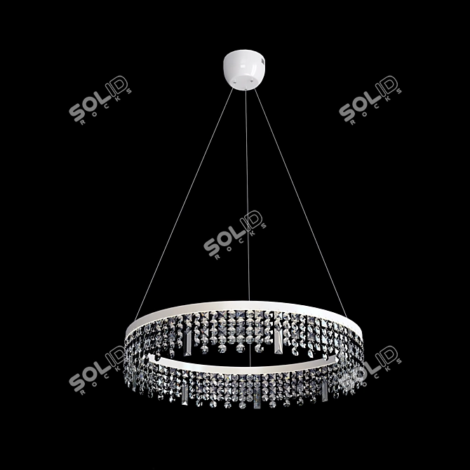 Elegant Splatter 1780 Pendant Light 3D model image 3