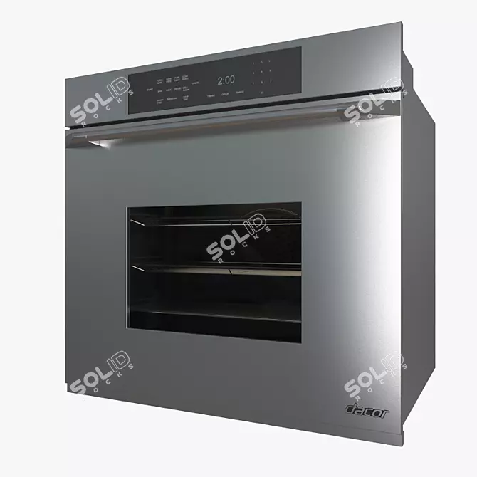 Dacor EORS130SCH 130L Stainless Steel Oven 3D model image 1