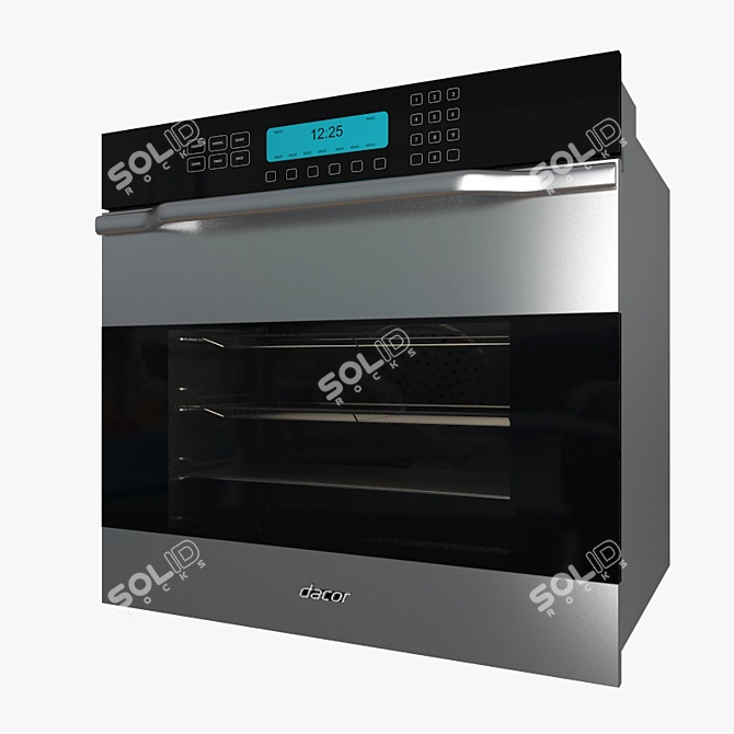 Modern Dacor MOH130S Microwave 3D model image 1