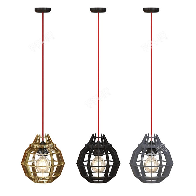 Dare Studio Steel Cage 3D model image 1