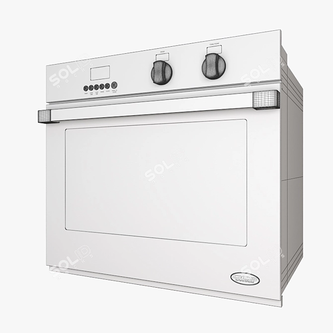 High-Quality DCS WOSU-30 Oven 3D model image 2