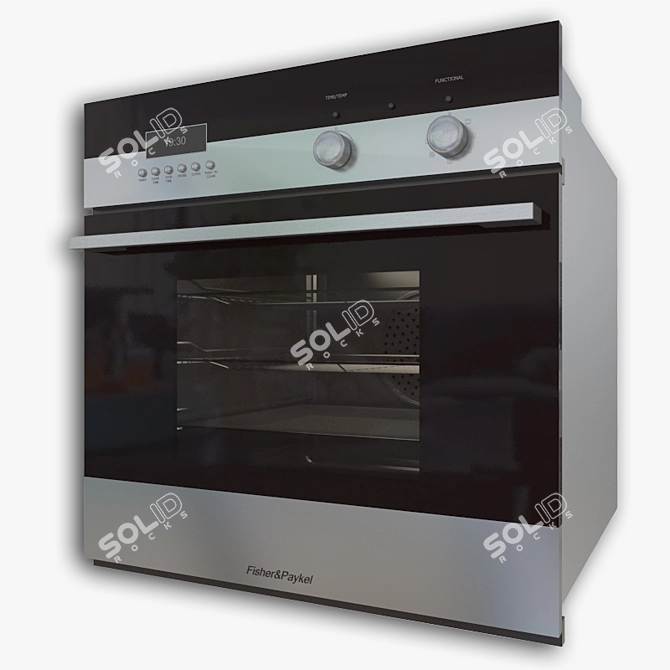 Elegance Defined: Fisher & Paykel OB24SDPX4 3D model image 1