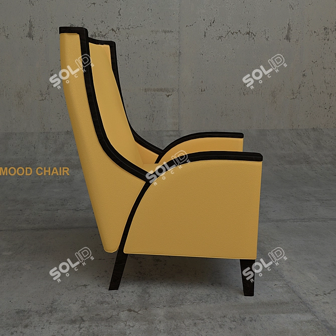 Serenity Seating: Unwind in Style 3D model image 2