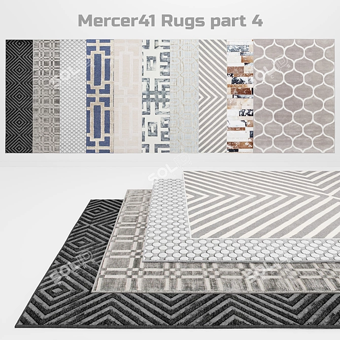 Luxurious & Modern Mercer41 Rugs 3D model image 1