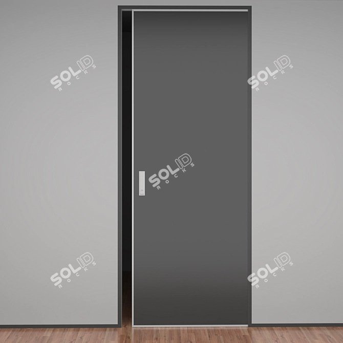 Sliding Door Mechanism 800x2000 3D model image 1