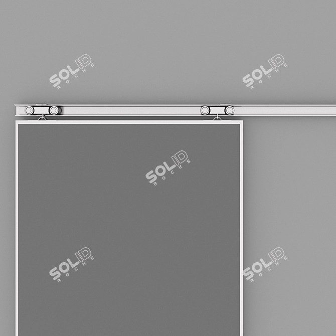 Sliding Door Mechanism 800x2000 3D model image 3