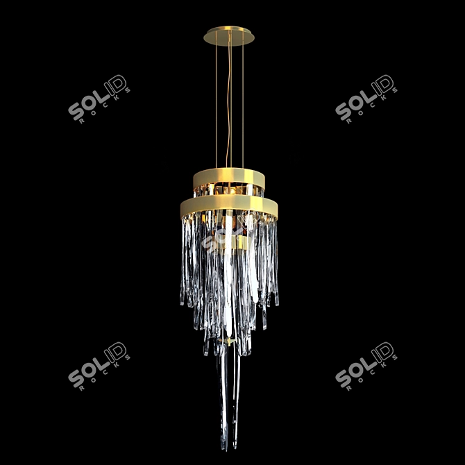 Luxxu BABEL Pendant Light 3D model image 2