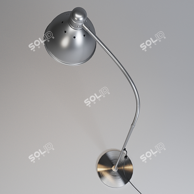 Elegant CoronaFloor Lamp 3D model image 2