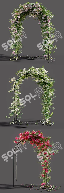 Rose-Arched Beauty 3D model image 2