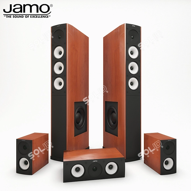 Immersive Home Cinema System - Jamo S 628 3D model image 1