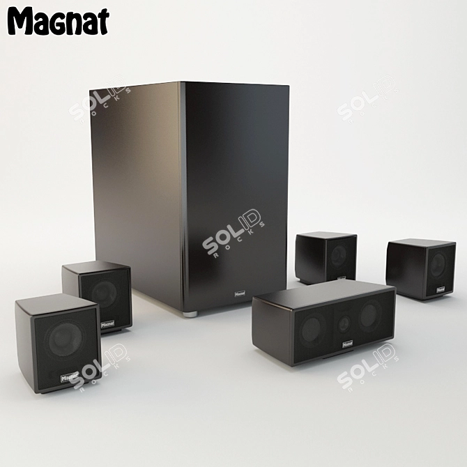 Minimalist Modern Interior Design 3D Model 3D model image 1