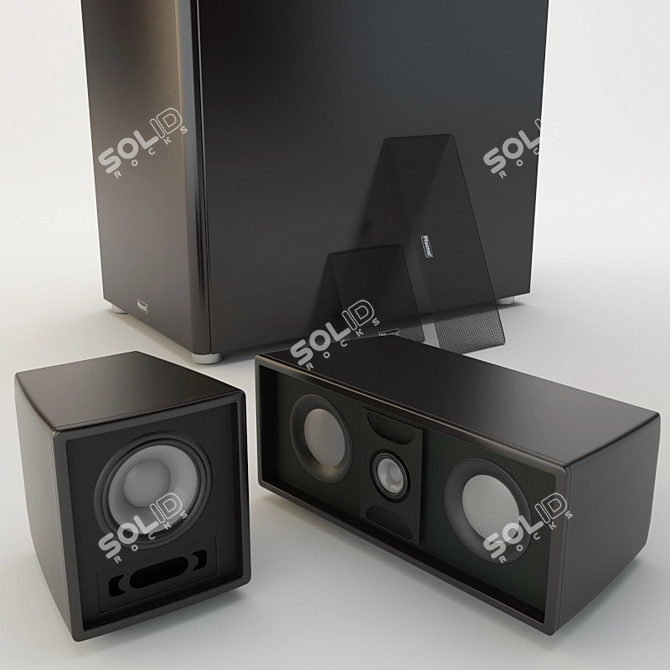 Minimalist Modern Interior Design 3D Model 3D model image 2